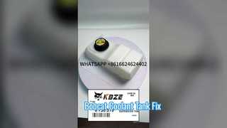 KBZE BOB CAT T140 S130 CHARGEUR SKID STEER 6736379 PIÈCE DE RECHANGE DE REMPLACEMENT DE RÉSERVOIR DE LIQUIDE DE REFROIDISSEMENT