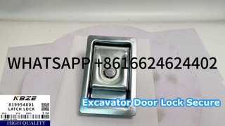 KBZE – serrure de porte latérale XCMG 819954001, qualité OEM, pièce de rechange pour pelle XE200 XE210 XE215