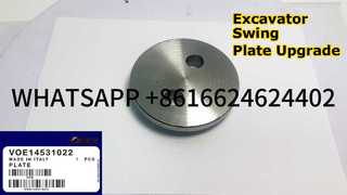 KBZE – plaque de pignon de dispositif de balançoire 14531022, adaptée à la démonstration de pelle VOL VO EC460 EC480