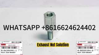 Pièce de rechange de l'ÉCROU 0-911 de COLLECTEUR D'ÉCHAPPEMENT d'ISUZU 6HK1 de HITACHI ZX330 ZX350 ZX500 8-94394991-1 8-98205394-0