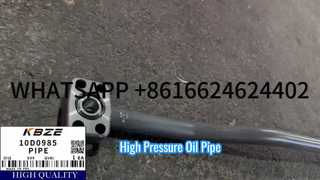 Tubes de retour d'huile de bouteille KBZE 10D0985 pour excavatrice LiuGong CLG922E  Résistantes à haute pression