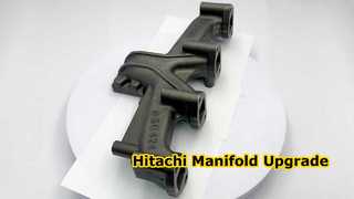 KBZE 8-94366021-0 ÉCHAPPEMENT; COLLECTEUR 4BD1 4BG1 POUR HITACHI EX120 EX135 ZAX110 ZAX130 ZAX160 ZAX180