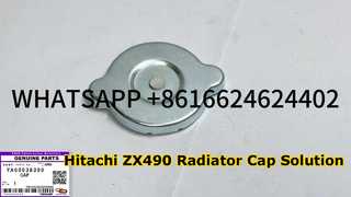KBZE YA00038390 OEM bouchon de radiateur HITACHI ZX490-5A ZX490-6 pièce de rechange pour pelle HITACHI