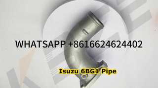 8-98180384-0 1-14112756-0 TUYAU DE MOTEUR ISUZU 6BG1 ; ADMISSION POUR HITACHI ZAX200-5 ZAX240-3 ZAX250 ZAX260