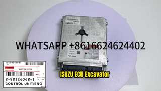 8-98126068-1 ISUZU 6HK1 8-98126068-2 UNITÉ DE CONTRÔLEUR ECU POUR EXCAVATRICE SUMITOMO SK350-5