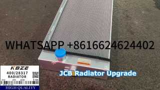 RADIATEUR KBZE BRAND 400/28317 JCB NXT215 JS215 INDIA POUR MOTEUR CUMMINS 6BT5.9