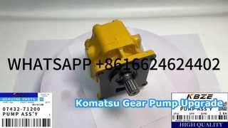 KOMATSU 07432-71200 141-43-00021 16Y-75-24000 POMPE À ENGRENAGES POUR D54A D75A D80A D85A D95S SD16 pour vous