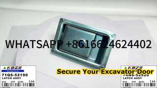 KBZE 71Q6-52190 71EE-52520 HYUNDAI-7/9 74N8-52520 SERRURE DE PORTE LATÉRALE R140 R170 R210 R220 R260 R290 R300
