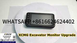 KBZE – moniteur de qualité OEM pour pelle XCMG 813504629 XE60 XE75 XE85 XE135, pièce de rechange électrique