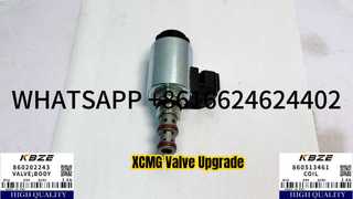 KBZE 860202243 860513461 OEM DC 24 V électrovanne pour XCMG XE200 XE210 XE215 EXCAVATO