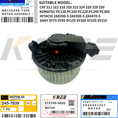 272700-5220 XB00001057 CAT KOMATSU SANY HITACHI EXCAVATOR AIRCOND BLOWER MOTOR FOR E320D PC-8 ZAX200-5G SY75 SY135 SY215C