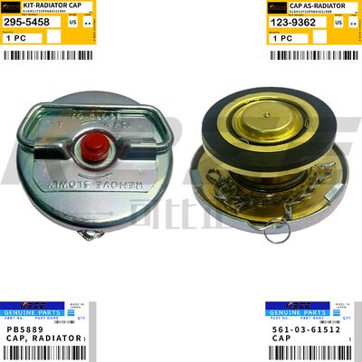 KBZE PB5889 561-03-61512 KOMATSU PC1250 HD785 HD985 RADIATOR CAP 123-9362 295-5458 FITS CAT 3508 3512 3516 ENGINE