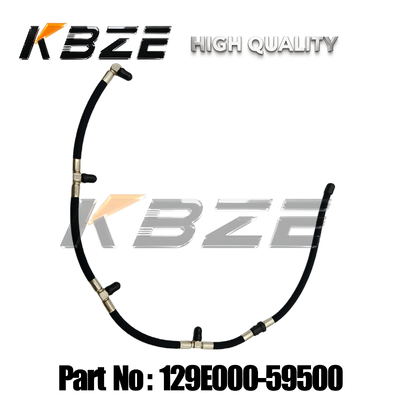 FUEL RETURN PIPE 129E000-59500 YANMAR RUBBER MATERIAL KBZE BRAND