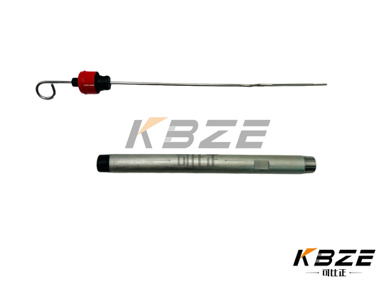 55.5CM DIPSTICK / 32CM PC360-7 HOUSING SWING MOTOR HYDRAULIC OIL DIPSTICK SET pour KOMATSU qui est équipé d' un système de détection de l' huile hydraulique