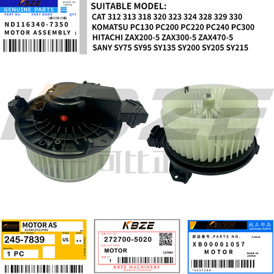 Le moteur de l'appareil est équipé d'un moteur de soufflage à air comprimé pour E320D.