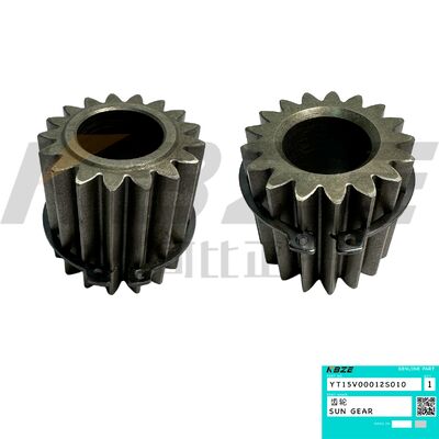 Remplacement KBZE Kobelco YT15V00012S010 Final Drive Sun Gear Fits SK70 SK75 SK80 pièces détachées de moteur de voyage de l'excavatrice